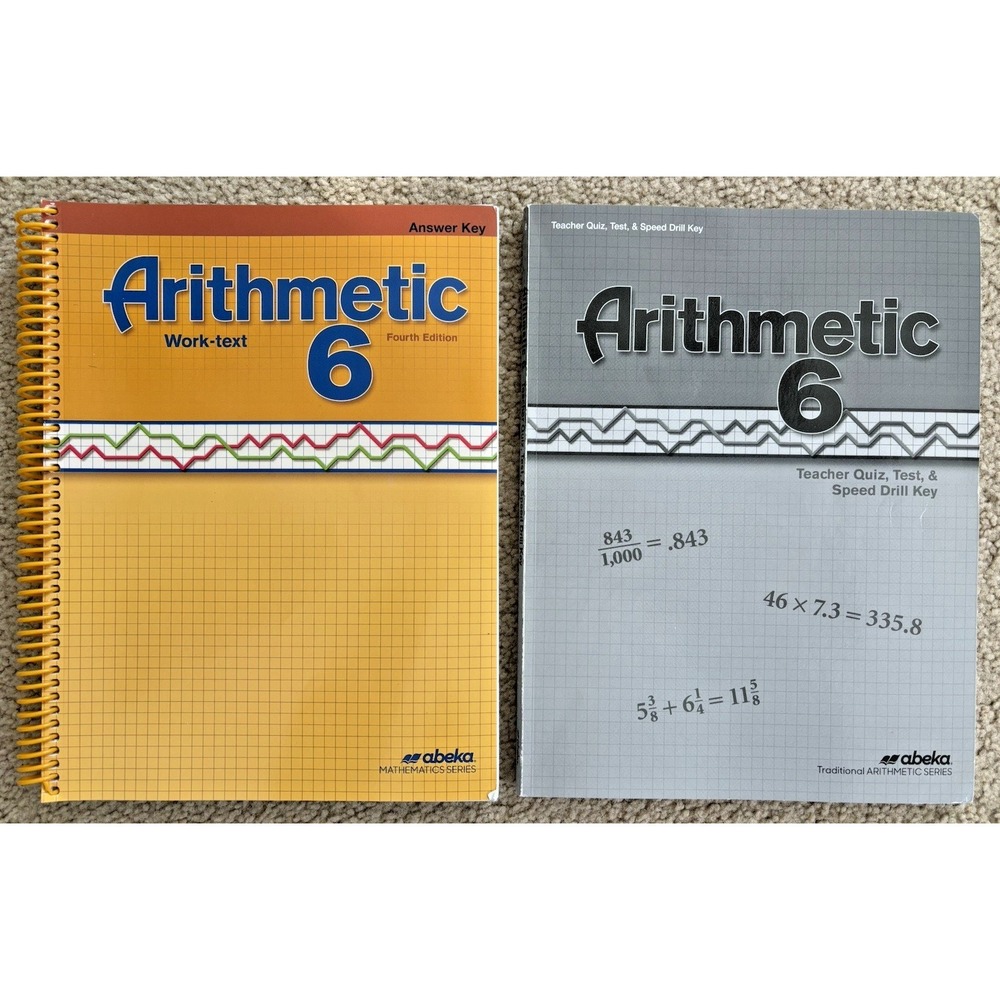 Lot of 25 Abeka 6th Grade Language Math History Health Science Art Teacher Guide - Picture 5 of 13